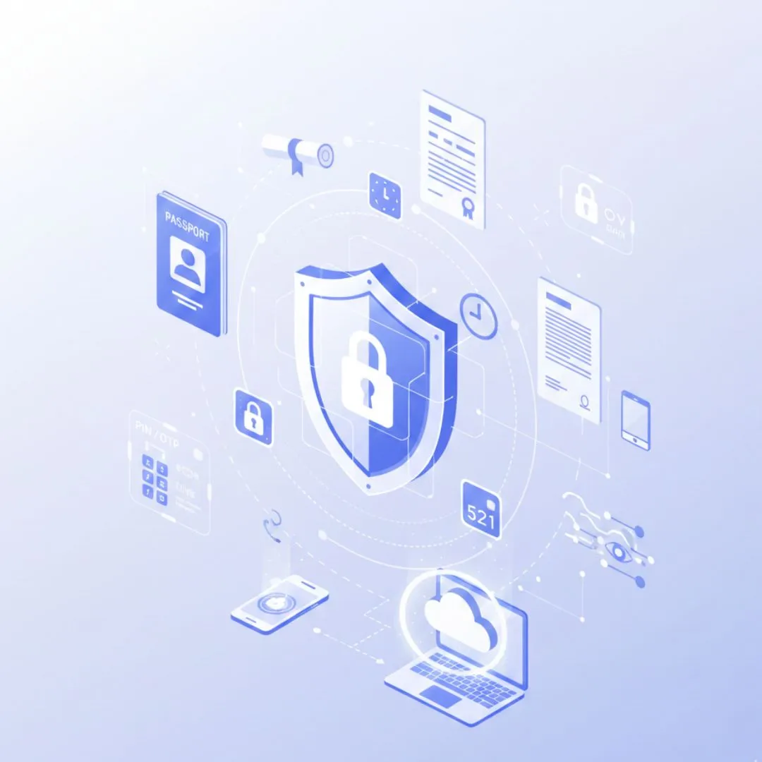 Secure Digital Sharing with Vault Storage